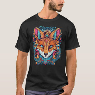 Camiseta Geometria Fox Mandala Art