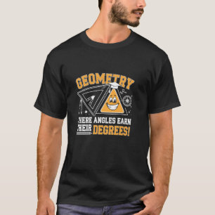 Camiseta Geometria Onde os Ângulos Recuperam seus Graus de
