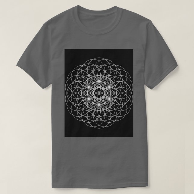 Camiseta Geometria Sagrada 2 (Frente do Design)