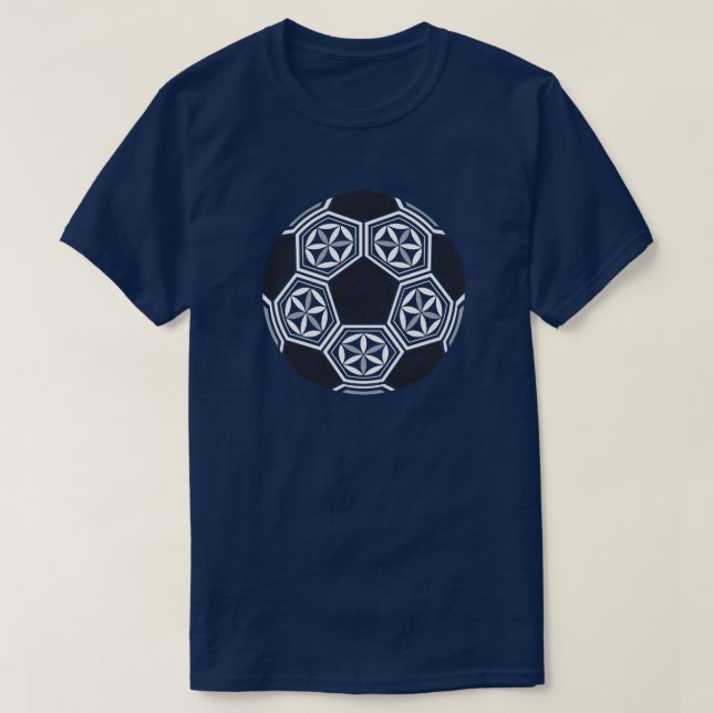 Camiseta geometria sagrada do futebol (Frente do Design)
