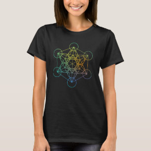 Camiseta Geometria sagrado do cubo de Metatron