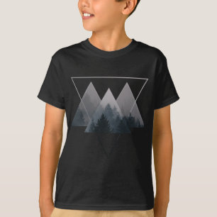 Camiseta Geometria triângulo Mistura Fores