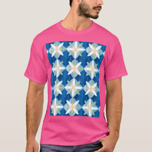 Camiseta Geometric diamond flowers