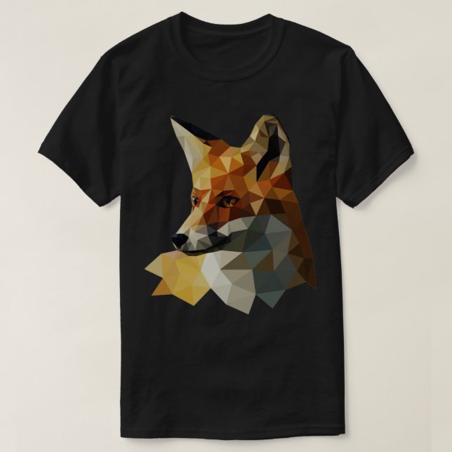 Camiseta Geometric Fox  (Frente do Design)