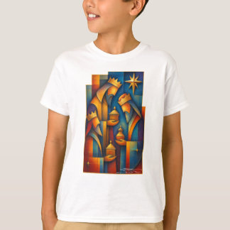 Camiseta Geometric Magi - Three Wise Men Christmas Star Art