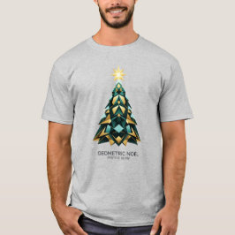 Camiseta Geometric Noël Festive Glow Christmas Apparel