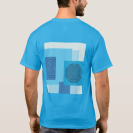 Camiseta Geométrica Colorblock para Homem
