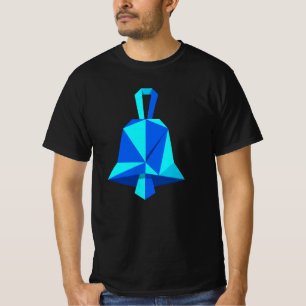 Camiseta Geométrica de Natal Sino de Origami Festi