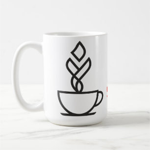 Camiseta Geométrica de Xícara de Café a Vapor – Ch