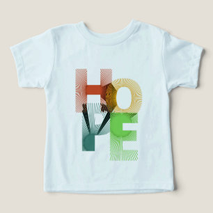 Camiseta geométrica HOPE