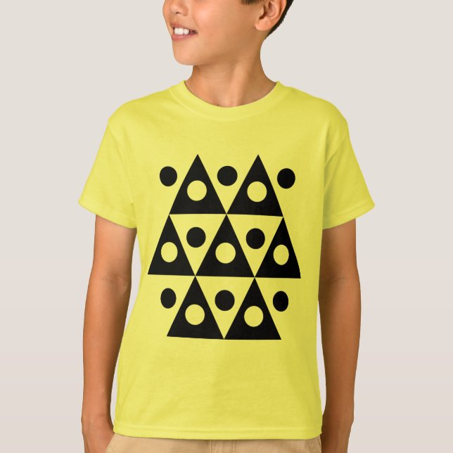 Camiseta Geométrico 260514 - Preto (Frente)
