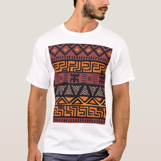 Camiseta Geométrico Colorida da Boêmia (Frente)