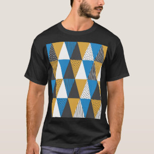 Camiseta Geométrico da Vintage: Fundo de Ilustração de Na m