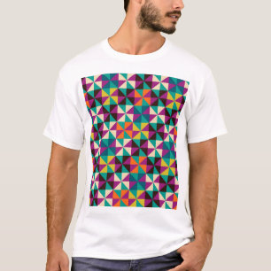 Camiseta Geométrico, Design de padrão moderno.