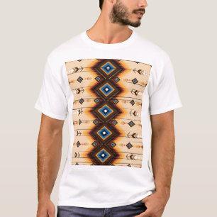 Camiseta Geométrico étnico: design de padrão-abstrato.