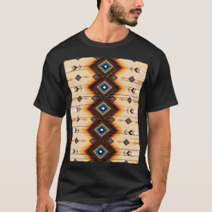 Camiseta Geométrico étnico: design de padrão-abstrato.