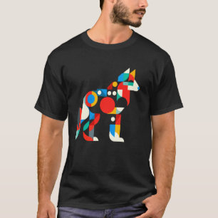 Camiseta Geométrico Minimalismo Moderno Ilustração da Arte 