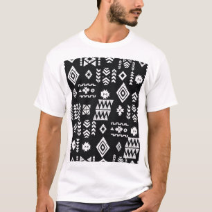 Camiseta Geométrico tribal: fundo sem costura na moda.