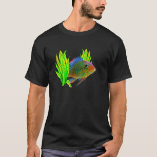 Camiseta Geophagus Eartheater Cichlid Aquarium Kepers Fish