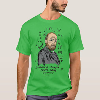 Camiseta Georg Cantor 18451918 Matemático alemão