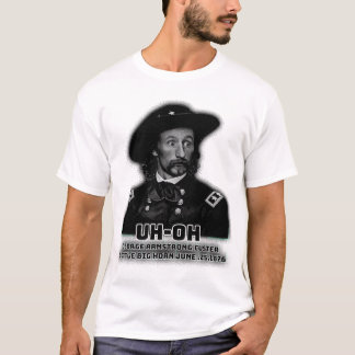 Camiseta George Armstrong Custer pequeno chifre grande