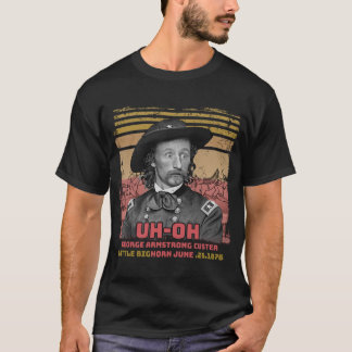 Camiseta George Armstrong Custer pequeno chifre grande