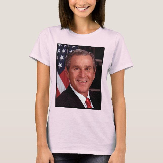 Camiseta George Bush 43º Presidente americano Foto (Frente)