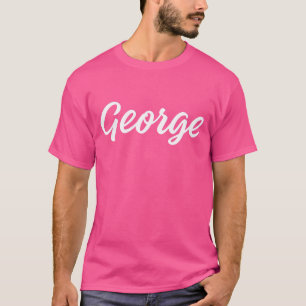Camiseta George – Conceito de Nome Forte Clássico