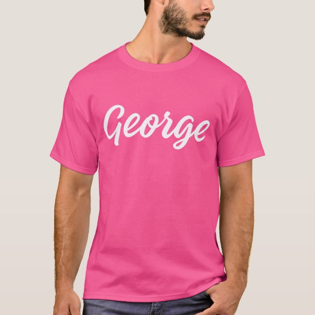 Camiseta George – Conceito de Nome Forte Clássico (Frente)