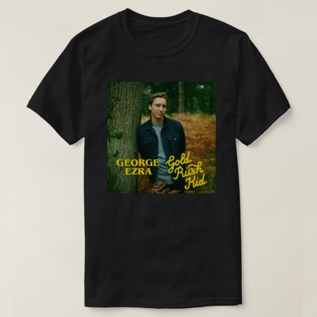 Camiseta george ezra gold rush boy tour 2023 masep (Frente do Design)