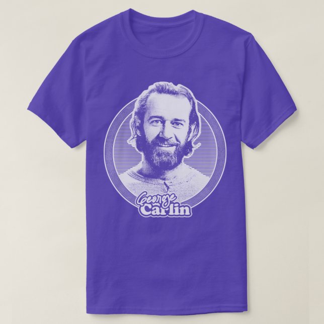 Camiseta George lin 70s Estilo Retro Arte do Ventilador (Frente do Design)