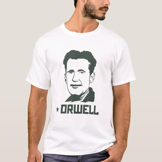 Camiseta George Orwell 84 1984 jérseis (Frente)