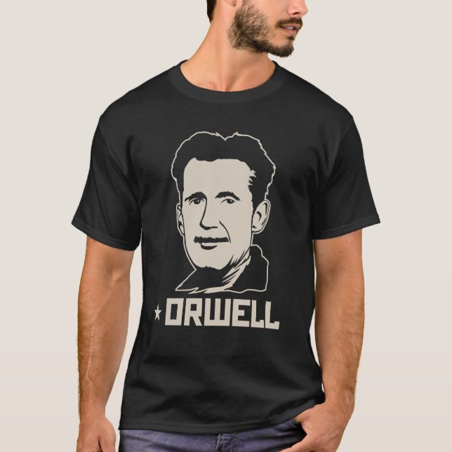 Camiseta George Orwell 84 1984 jérseis (Frente)