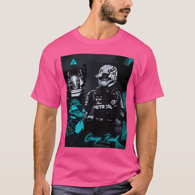Camiseta George Russell Fórmula Um (Frente)