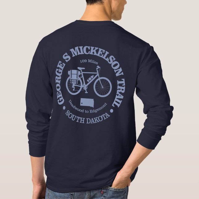 Camiseta George S Mickelson Trail (ciclismo) (Verso)