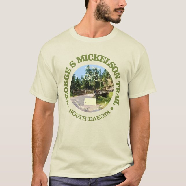 Camiseta George S Mickelson Trail, Dakota do Sul. (Frente)