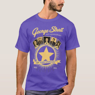 Camiseta George Strait 50º ANIVERSÁRIO 1975 - OBRIGADO Y 20