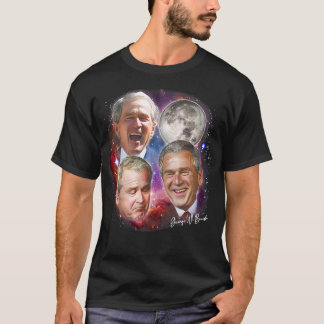 Camiseta George W Bush 90 Estilo estético