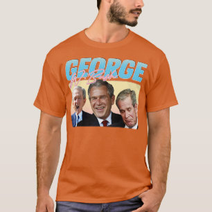 Camiseta George W Bush 90 Estilo estético 1