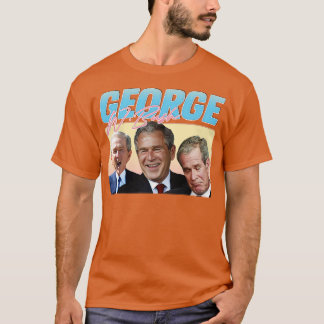 Camiseta George W Bush 90 Estilo estético 1