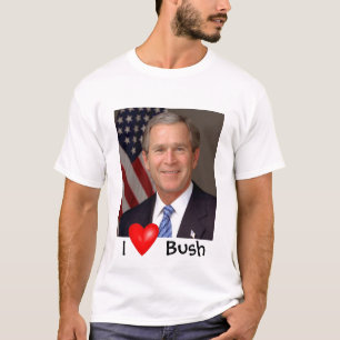 Camiseta George W. Bush I coração
