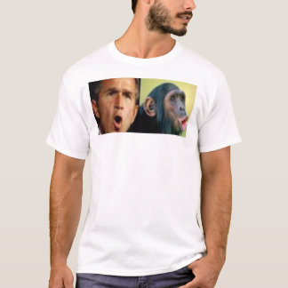 Camiseta George W. do "menino" Bush macaco