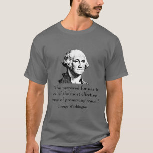 Camiseta George Washington e citações