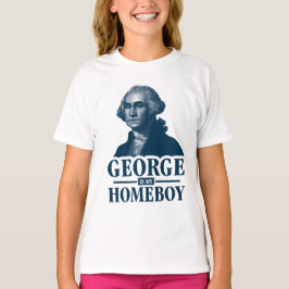 Camiseta George Washington é meu ficar em casa