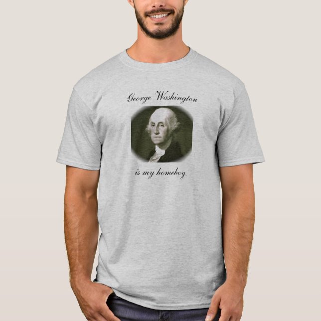 Camiseta George Washington é meu homeboy. (Frente)