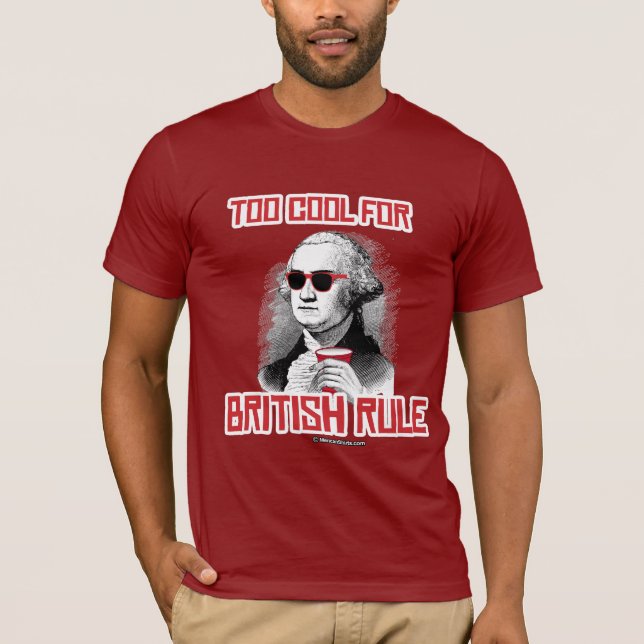 Camiseta George Washington era demasiado legal para a regra (Frente)