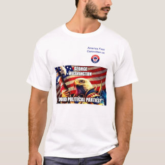 Camiseta George Washington "Evite Partidos Políticos"
