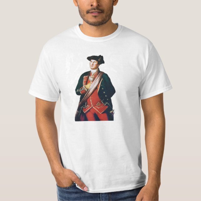 Camiseta George Washington 🎖️ Genéricos Históricos e Patri (Frente)