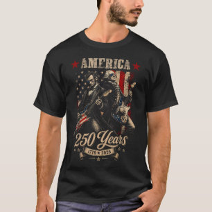 Camiseta George Washington Lincoln Tocando Guitarra Abe