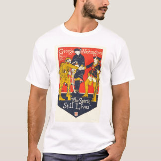 Camiseta George Washington "o espírito ainda vive "